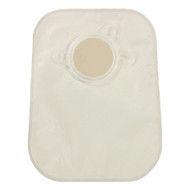 Filtered Ostomy Pouch Securi-T Two-Piece System 8 Inch Length Closed End 7408214 Box/30