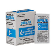Burn Relief Water Jel Burn Jel 3.5 Gram Gel Individual Packet 600U-1 Box/25