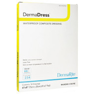 Composite Dressing DermaDress 6 X 8 Inch Gauze Sterile 00278E Box/10
