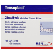 Elastic Adhesive Bandage Tensoplast 2 Inch X 5 Yard Medium Compression No Closure Tan NonSterile 2599002 Case/36