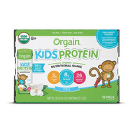 Pediatric Oral Supplement Orgain Kids Protein Organic Nutritional Shake Vanilla Flavor 8.25 oz. Carton Ready to Use 851770003100 Each/1