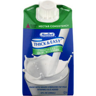 Thickened Beverage Thick Easy Dairy 8 oz. Carton Milk Flavor Ready to Use Nectar Consistency 24739 Each/1