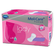 Bladder Control Pad MoliCare Premium Light Absorbency One Size Fits Most Adult Female Disposable 168624 Bag/14