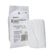 Fluff Bandage Roll McKesson Cotton 6-Ply 4-1/2 Inch X 3-1/10 Yard Roll Shape Sterile 16-4043 Case/100