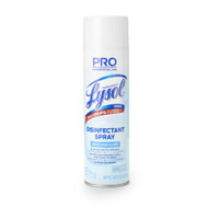 Professional Lysol Surface Disinfectant Alcohol Based Aerosol Spray Liquid 19 oz. Can Crisp Linen Scent NonSterile RAC74828CT Case/12