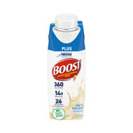 Oral Supplement Boost Plus Very Vanilla Flavor Ready to Use 8 oz. Carton - Case/24