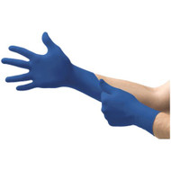 Exam Glove MICRO-TOUCH Medium NonSterile Nitrile Standard Cuff Length Textured Fingertips Blue Chemo Tested MQW1B Case/1000