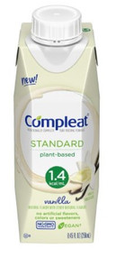 Oral Supplement / Tube Feeding Formula Compleat?? Standard 1.4 Cal Vanilla Flavor Ready to Use 8.45 oz. Carton 00043900540672 - Case/24