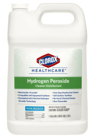 Clorox Healthcare?? Surface Disinfectant Cleaner Refill Peroxide Based Manual Pour Liquid 1 gal. Jug Unscented NonSterile 30829 - Case/4