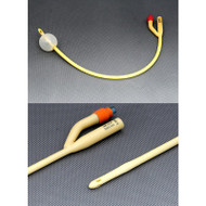 AMSure® Silicone Coated Latex Foley Catheter, 18 Fr, 30cc