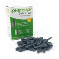 Lancet OneTouch® Safety Lancet Needle Multiple Depth Settings 30 Gauge Twist Top Activation