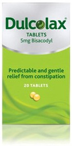 Laxative Dulcolax® Tablet 10 per Box 5 mg Strength Bisacodyl USP