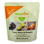 Tube Feeding Formula Real Food Blends® Mini 4 oz. Pouch Liquid Mini Prunes / Pears / Pumpkin Flavor Adult / Child