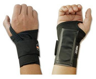 Wrist Support ProFlex® 4000 Single Strap Elastane / Elastic / Polyester Left Hand Black Large