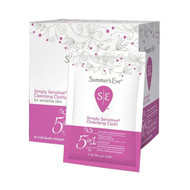 Personal Wipe Summer's Eve® Simply Sensitive Individual Packet Purified Water / Octoxynol-9 / Citric Acid Scented 16 Count