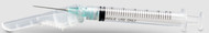 Tuberculin Syringe with Needle McKesson Prevent® 1 mL 25 Gauge 5/8 Inch Ultra Thin Wall Hinged Safety Needle