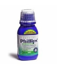 Laxative Phillips'® Milk of Magnesia Mint Flavor Liquid 12 oz. 400 mg / 5 mL Strength Magnesium Hydroxide