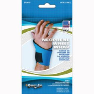 Wrist Support Wraparound Neoprene / Rubber Left or Right Hand Blue One Size Fits Most