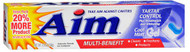 Toothpaste Aim Cool Mint Flavor 5.5 oz. Tube