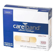 Careband Sheer Adhesive Strip 3/4 x 3 Inch