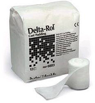 Delta-Rol® White Acrylic Undercast Cast Padding, 3 Inch x 4 Yard