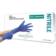 Micro-Touch® Nitrile Exam Glove, Small, Blue