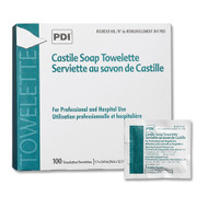 PDI® Scented Castile Soap Towelettes, Individual Packet
