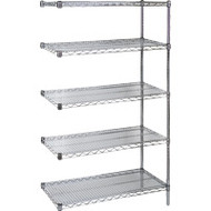 RL910 Chromate Shelving ADD-ON 30"Wx14"Dx74"