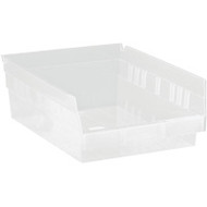 CF531 Plastic SHELF Bins (CLEAR) 8-3/8"Wx11-5/8"Dx4"H