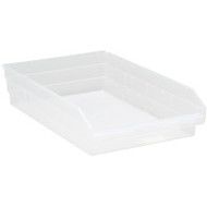 CF534 Plastic SHELF Bins (CLEAR) 11-1/8"Wx17-7/8"Dx4"H