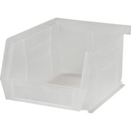 CF428 STACKABLE Bins (CLEAR) 4-1/8"Wx7-3/8"Dx3"H