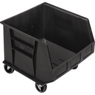 CD674 HD MOBILE Plastic Bins (BLACK) 16.5"Wx18"Dx14"H
