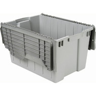 CD459 Plastic Containers (GREY flip top) 21.5"Lx15"Wx12.5"H
