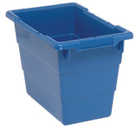 CD583 Cross Stack Plastic Bins (BLUE) 17-1/4"Lx11"Wx12"H