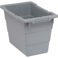 CD584 Cross Stack Plastic Bins (GREY) 17-1/4"Lx11"Wx12"H