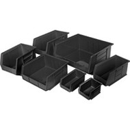 CF844 RECYCLED Bins (BLACK) 8-1/4"Wx10-3/4"Dx7"H