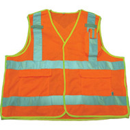 SAR621 Mesh Surveyors Safety Vests (2X-Large)