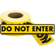 SED021 Hanson Tape (1.5-mil/1000'L) "DO NOT ENTER"