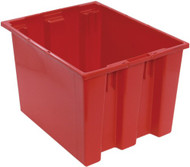 CC326 Stack & Nest Totes (RED) 15-1/2"Wx19-1/2"Dx13"H