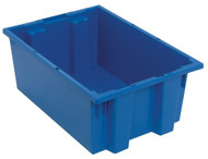CC327 Stack & Nest Totes (BLUE) 13-1/2"Wx19-1/2"Dx8"H