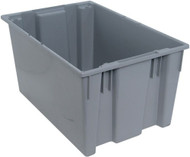 CC340 Stack & Nest Totes (GREY) 19-1/2"Wx29-1/2"Dx15"H