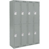FJ158 Steel Lockers 2 tiers4 banks