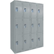 FJ162 Steel Lockers 3 tiers4 banks