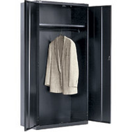FJ865 Wardrobe Cabinets (Black) 36"Wx18"Dx72"H
