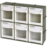 CF472 HD 6-bin Tilt Bins 11-3/4"Wx3-1/2"Dx9-3/4"H
