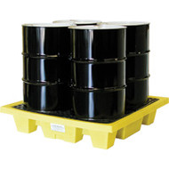 SE409 Drum Spill Pallets (with drain/4-drum SQ system)