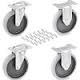 NB988 Casters (4 per kit) 6" rubber