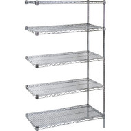 RL459 Chromate Shelving ADD-ON 48"Wx24"Dx86"