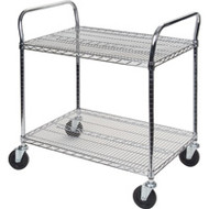 MK785 Chromate Carts 2-shelf 36"Wx24"x39"H