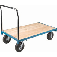 MB256 Wood Platform Corner casters 24"Wx48"L